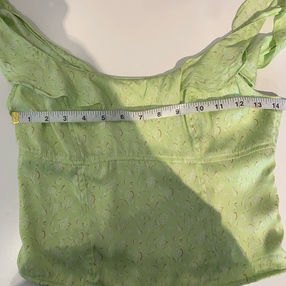 Free people cropped top green size xs - Picture 6 of 8